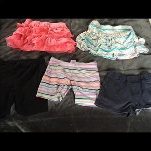 3t Girls skirts and shorts
